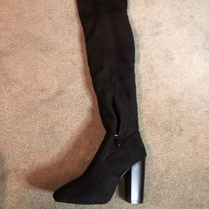 Thigh high boots!
